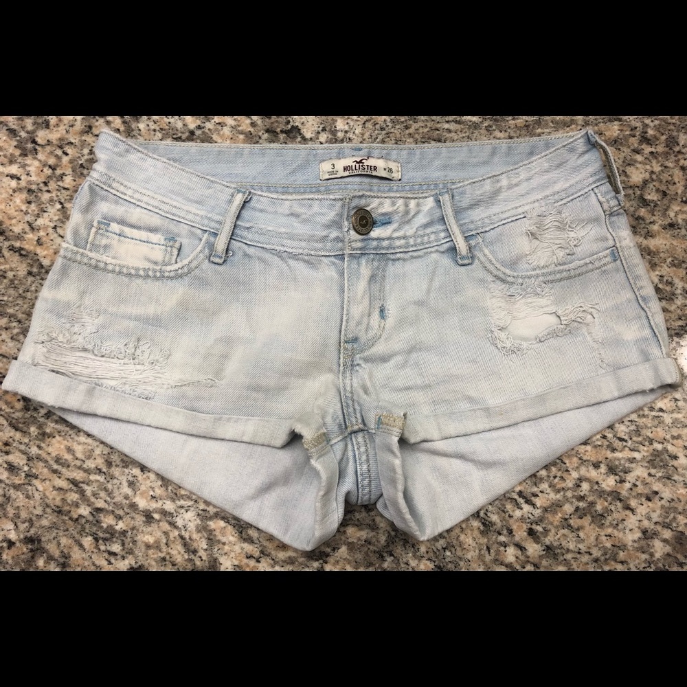 Hollister Low Rise Denim Shorts